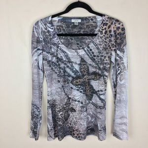 ❗️SOLD Cache Chain/Cheetah/Cross Long Sleeve